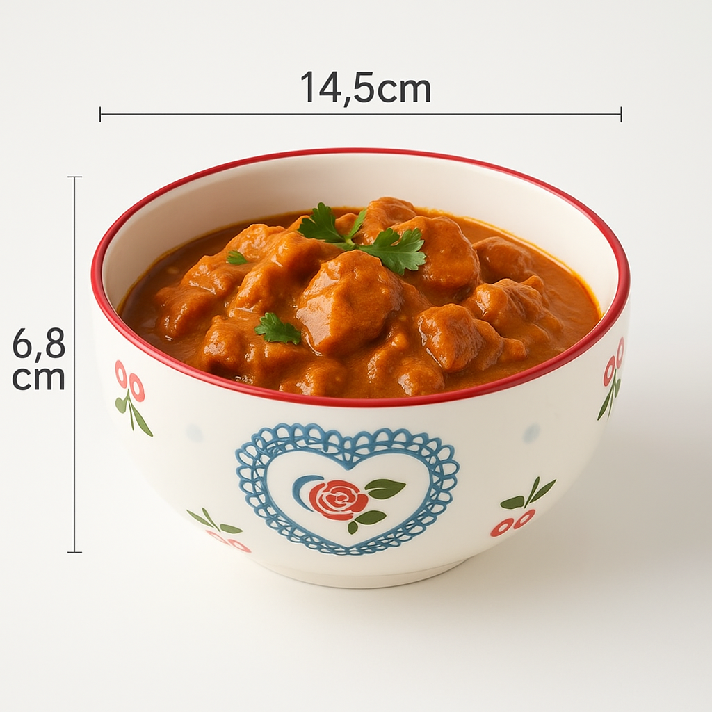 Cherry Pop Serving Bowls - 8inches & 5.7 inches