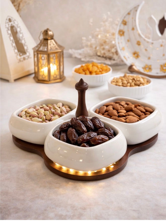Trio Harmony Snack & Dry Fruit Serving Set