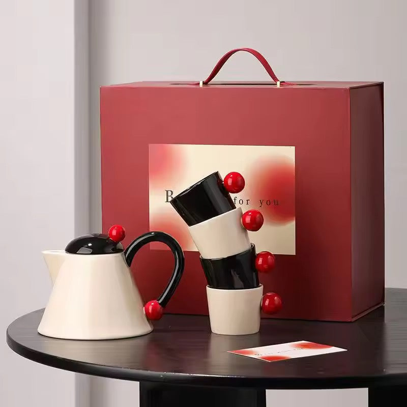 The Classic Beige & Noir Tea Gift Set