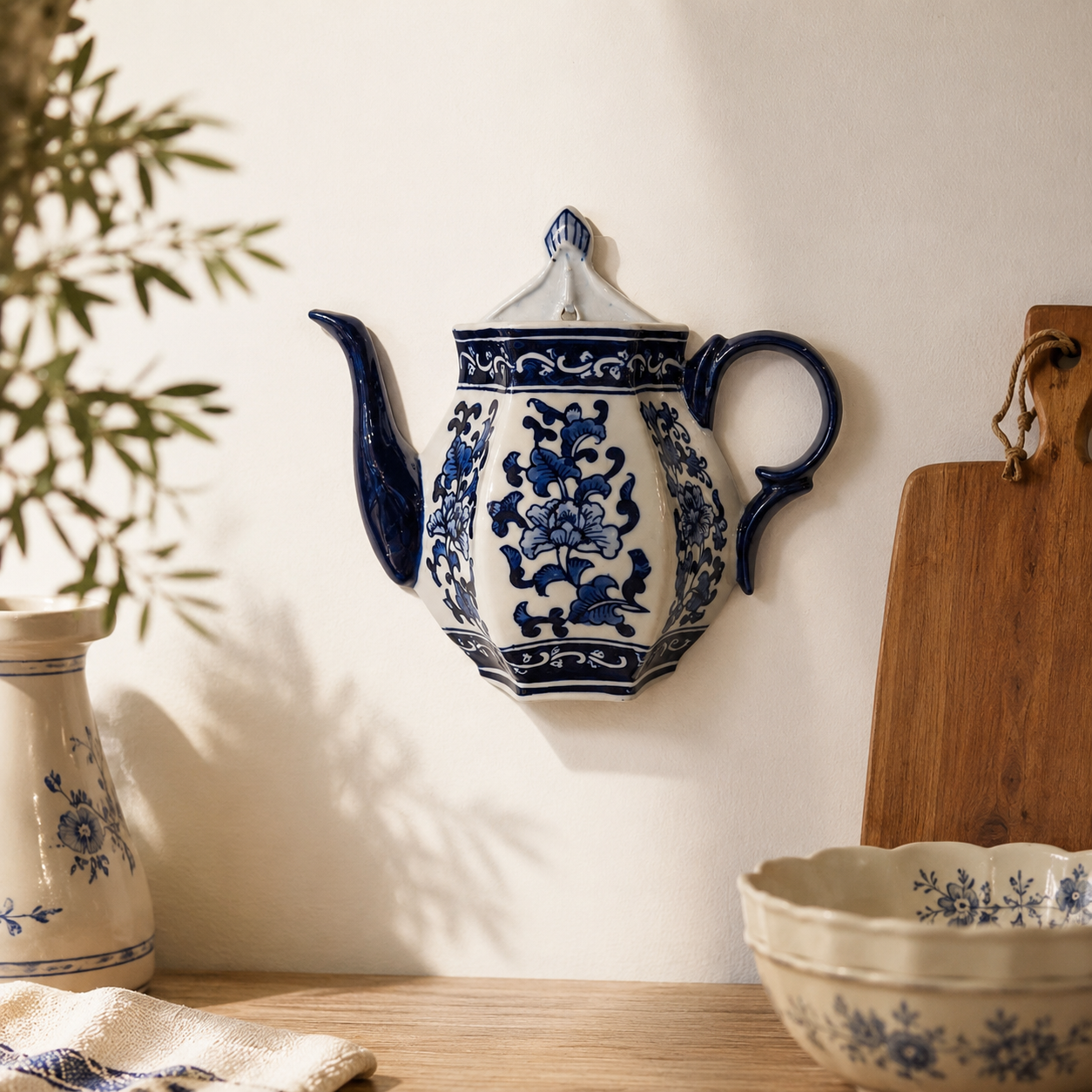 Porcelain kettle wall Decor