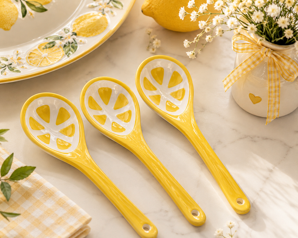 Fruit Print spoon - Lemon