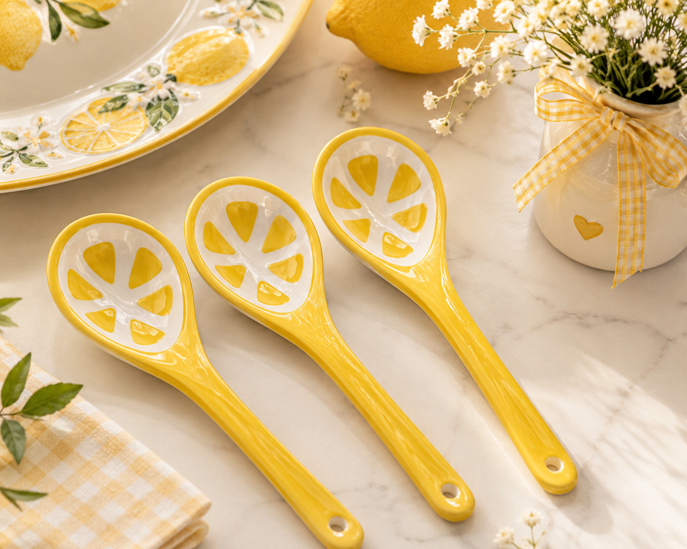 Fruit Print spoon - Lemon