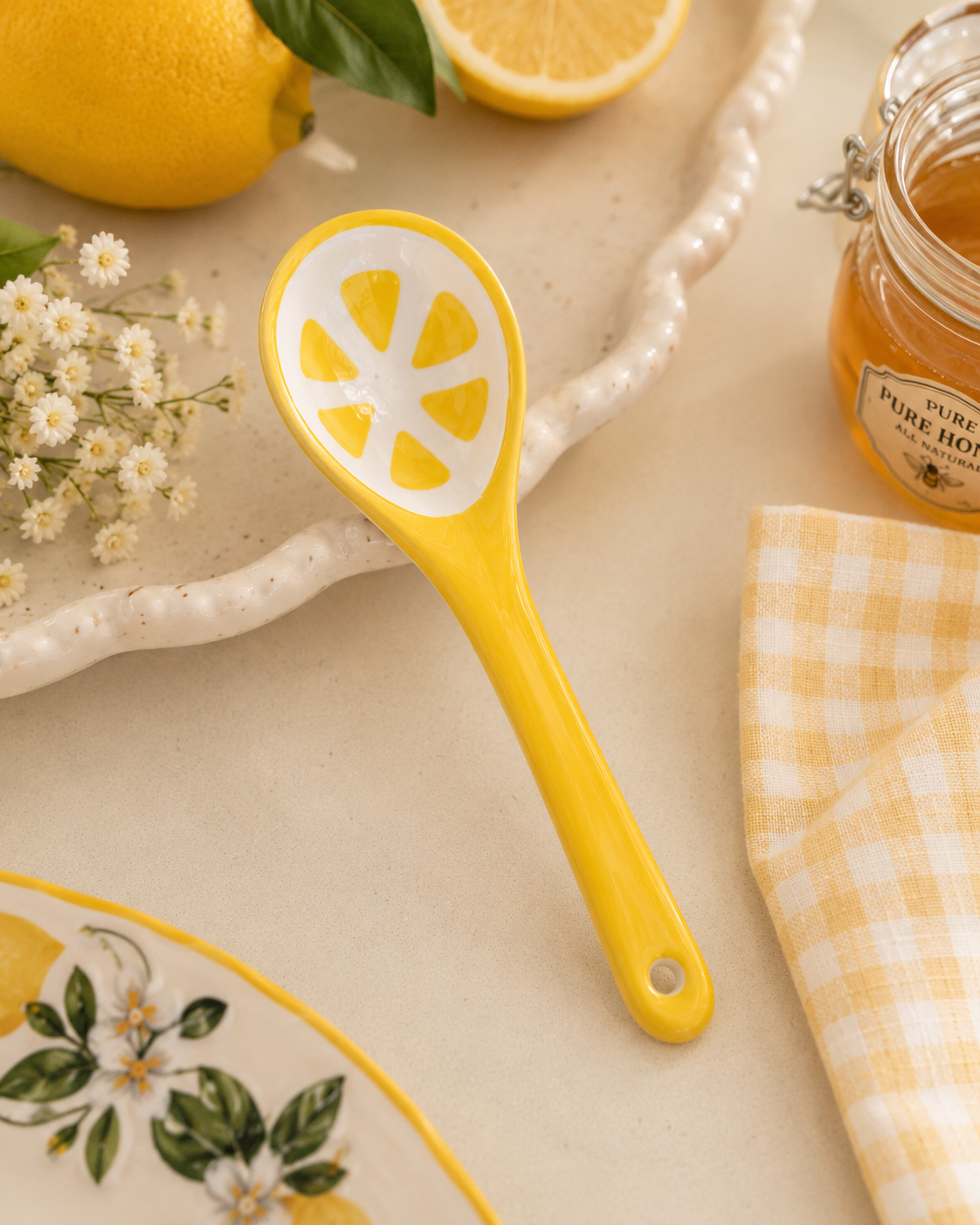 Fruit Print spoon - Lemon