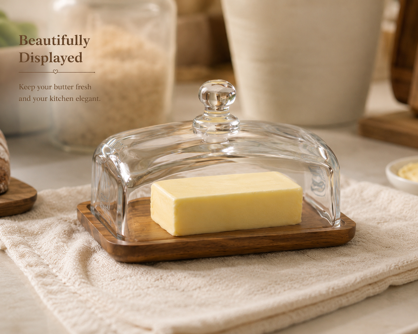 The Glass Dome Butter Keeper