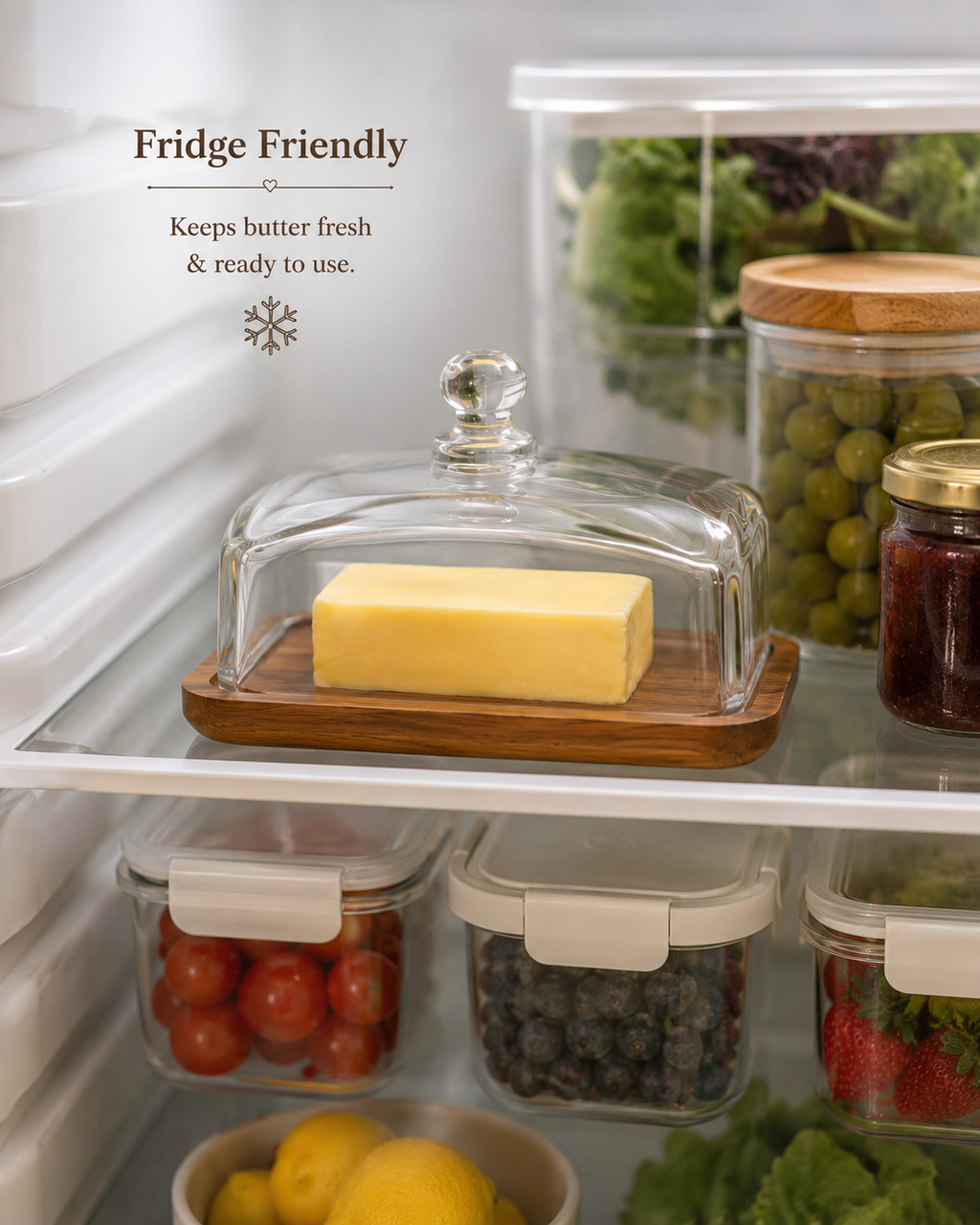 The Glass Dome Butter Keeper