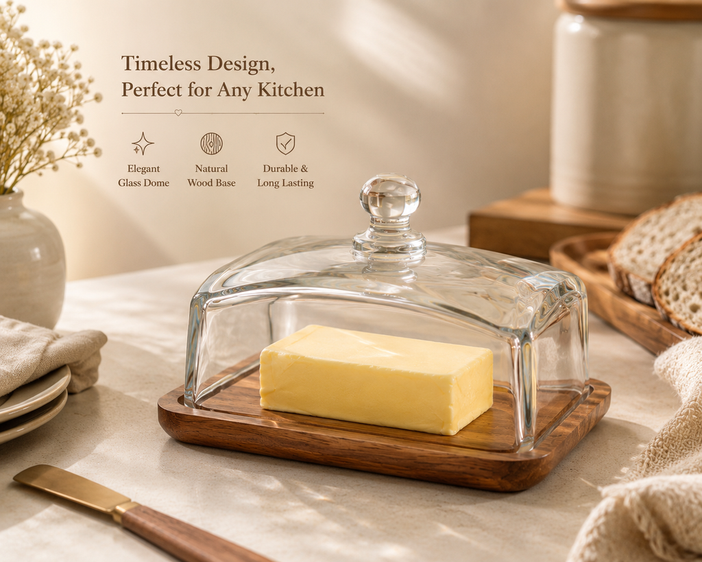 The Glass Dome Butter Keeper