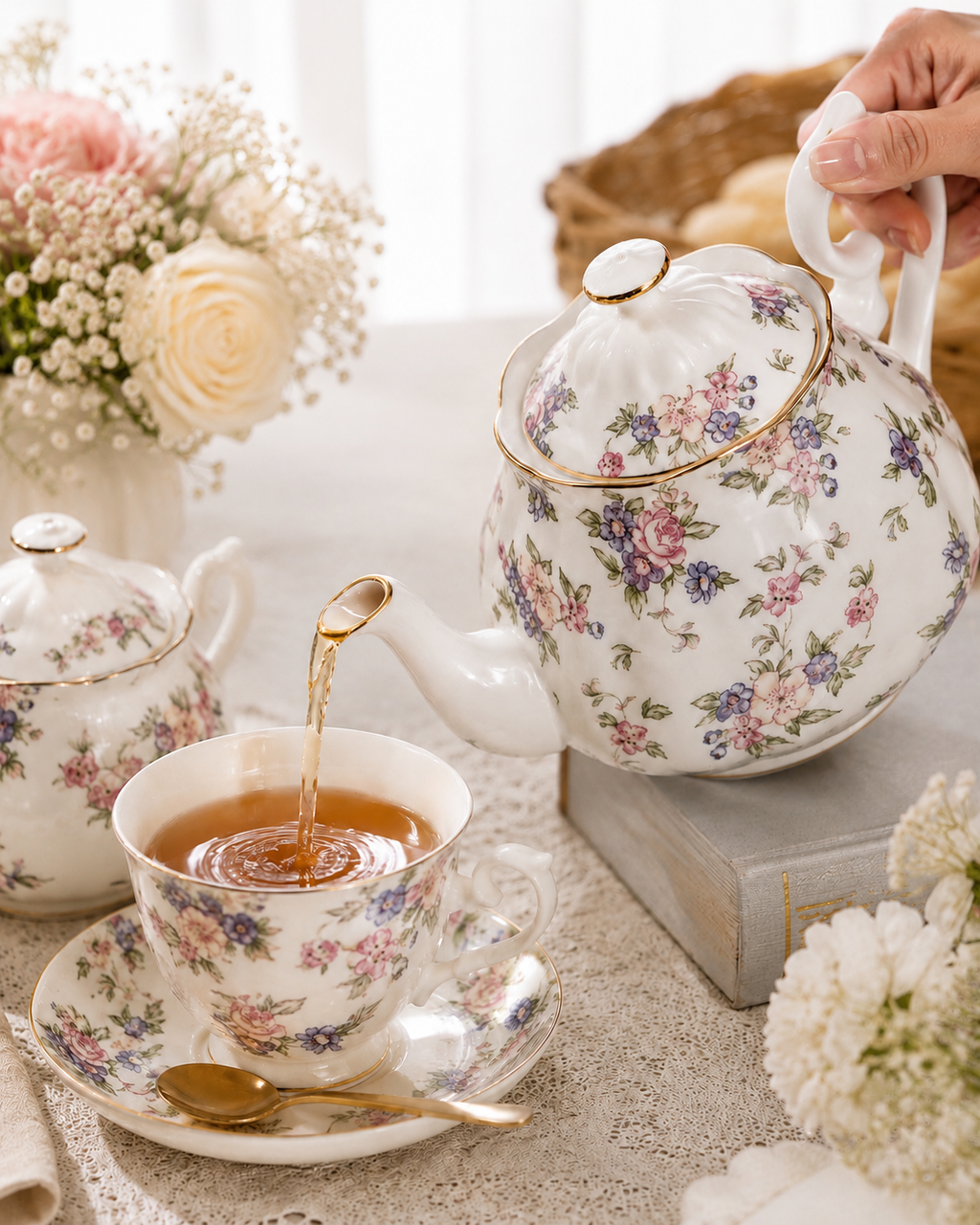 Set of 15- The Macau Heritage Floral High Tea Collection
