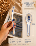 Imperial Blue Porcelain Spoon