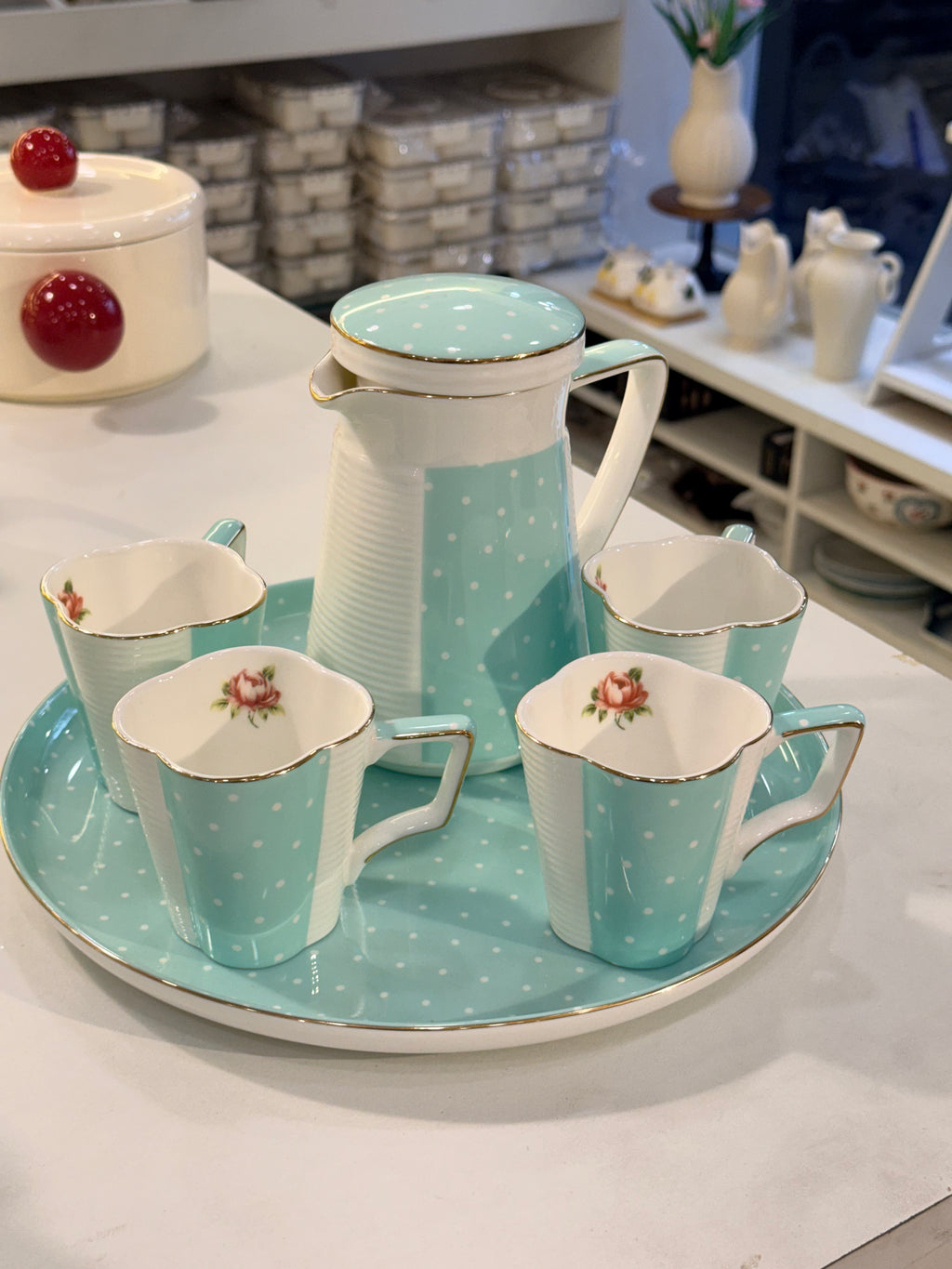 Pastel Bloom Tea Set