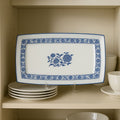 Azure Grace Rectangle Platter-14 inch