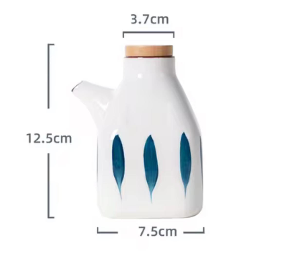 Set of 2  Oil Dispenser with Tray– 12.5 cm”
