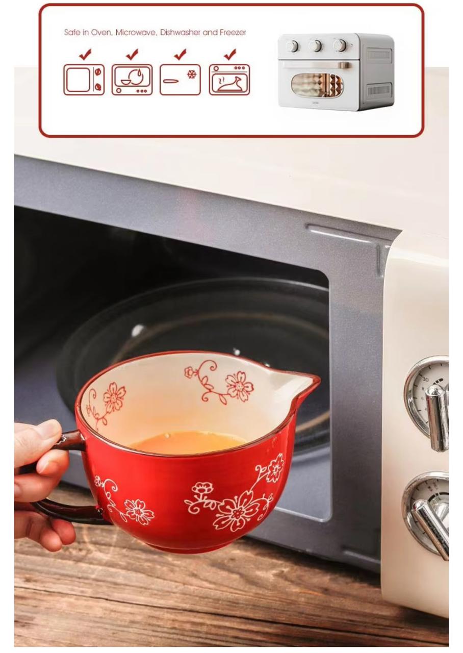 Whisk & Pour Ceramic Prep Bowl