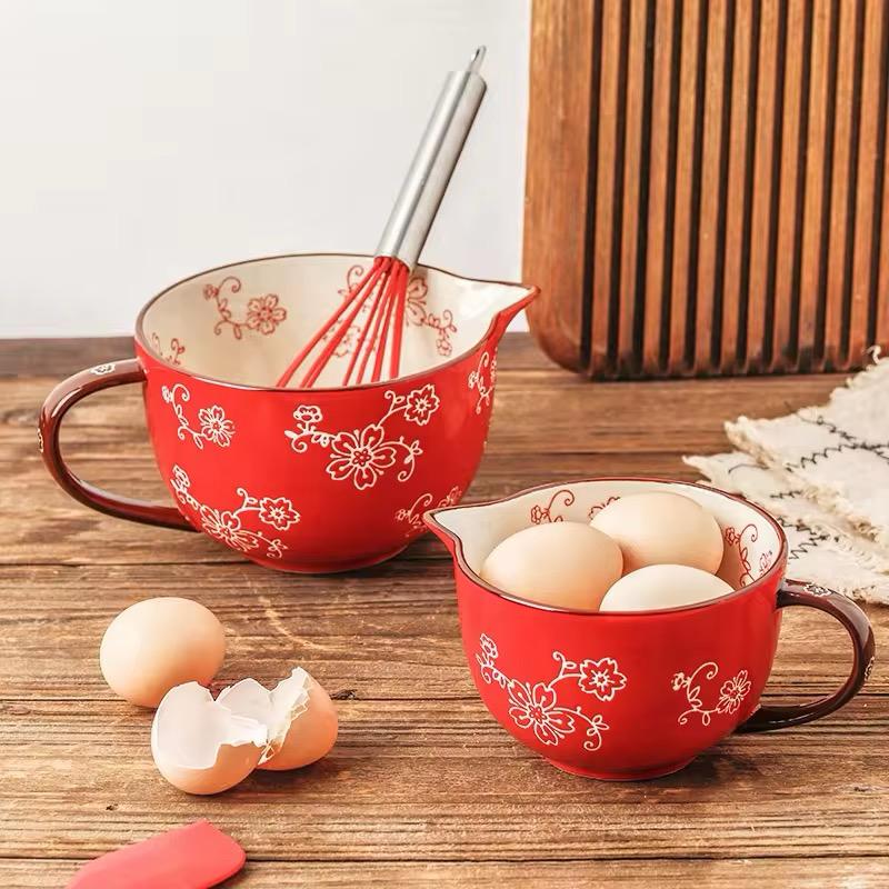 Whisk & Pour Ceramic Prep Bowl
