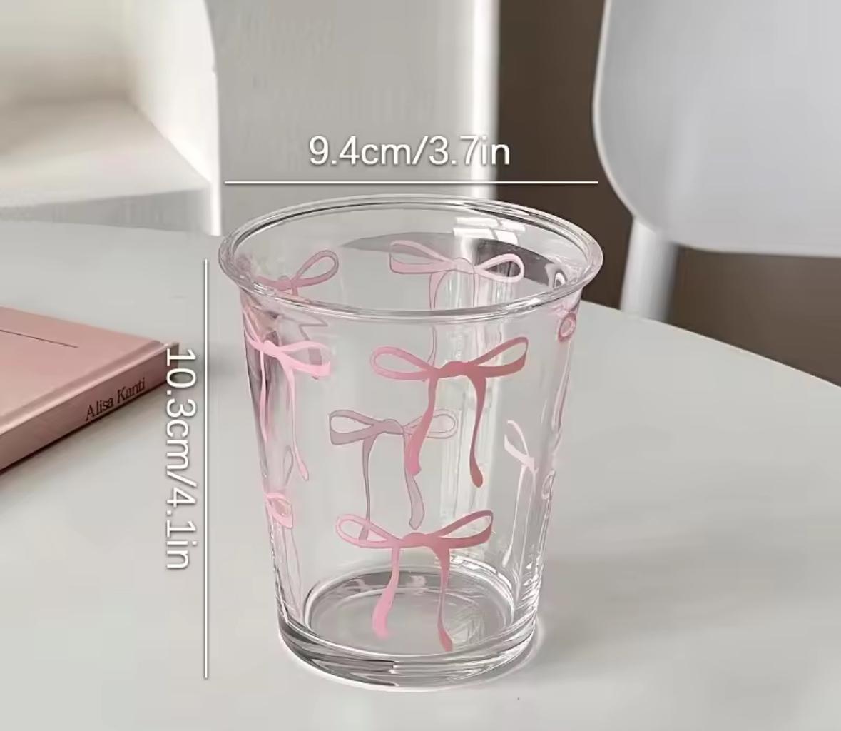 Korean Style Bow Glass -350 ml
