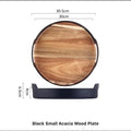Acacia Fusion Round Tray