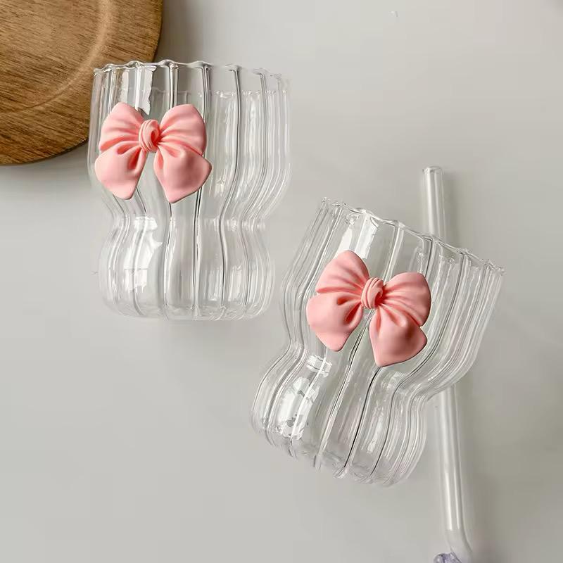 Pink Bow Radiance Glass- 350 ml