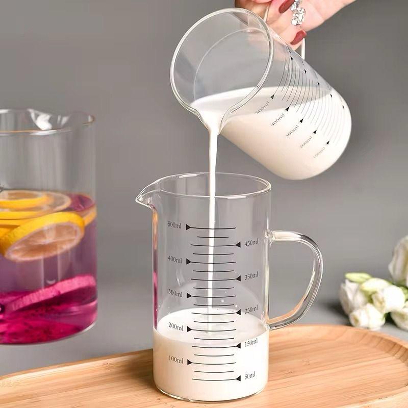 Clear Borosilicate Glass Pitcher | Microwave & Stove Safe | 500ml–1500ml