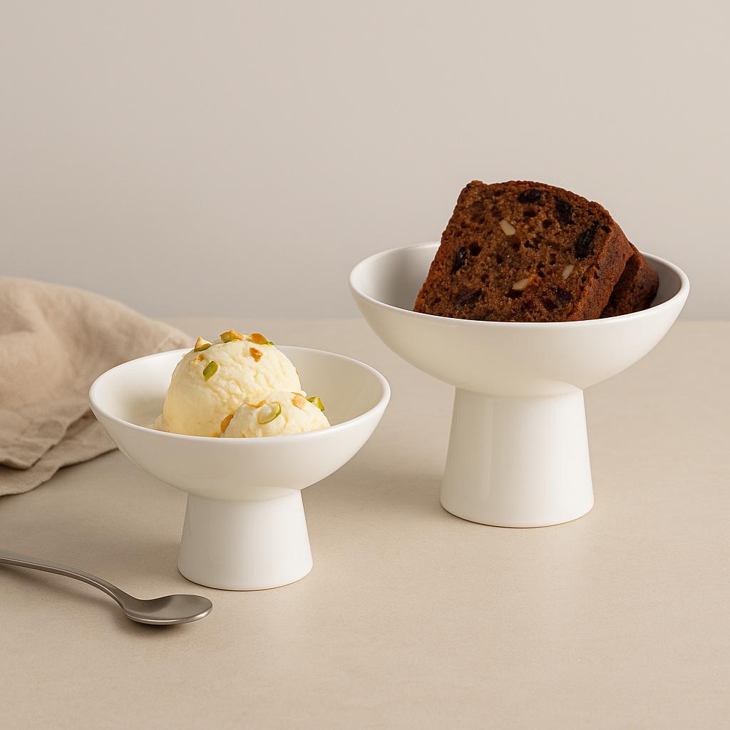 Ascent & Nest Set of 2 Pedestal Bowls